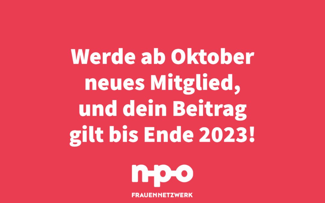Herbstaktion für neue Mitglieder!
